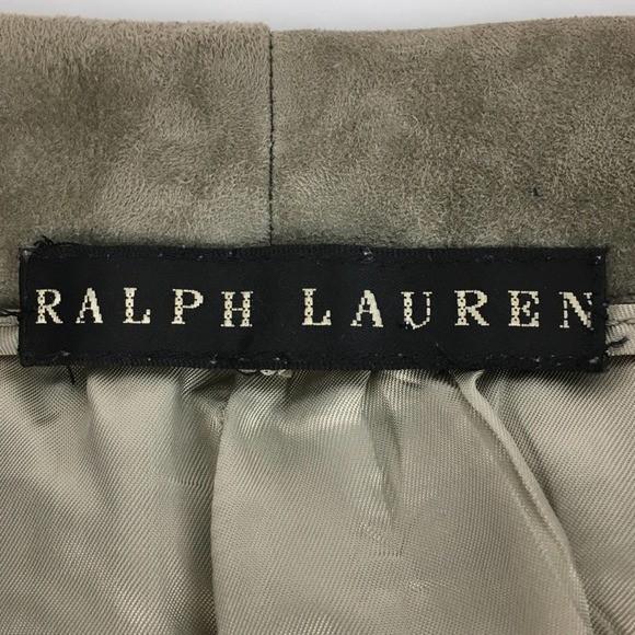 RALPH LAUREN Black Label Lamb Suede Leather Pants - Picture 7 of 14